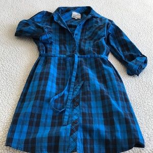 Blue Buffalo plaid dress